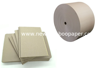 China A4 Sample Size Sheet / Roll Grey Chipboard Good Stiffness with Recycled Paper supplier