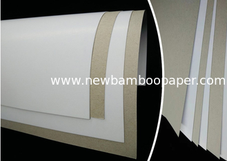 China 6% - 8% Moisture Smooth Duplex Paper Board White Coated Grey Back Offset Printing supplier